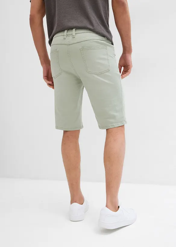 Bermuda en jean extensible, Regular, bonprix