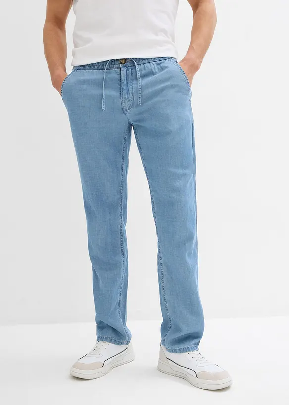 Jean taille extensible léger, Regular, Straight, bonprix