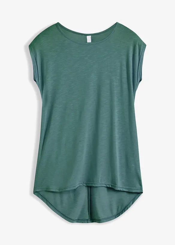 T-shirt long en viscose mélangée, bonprix