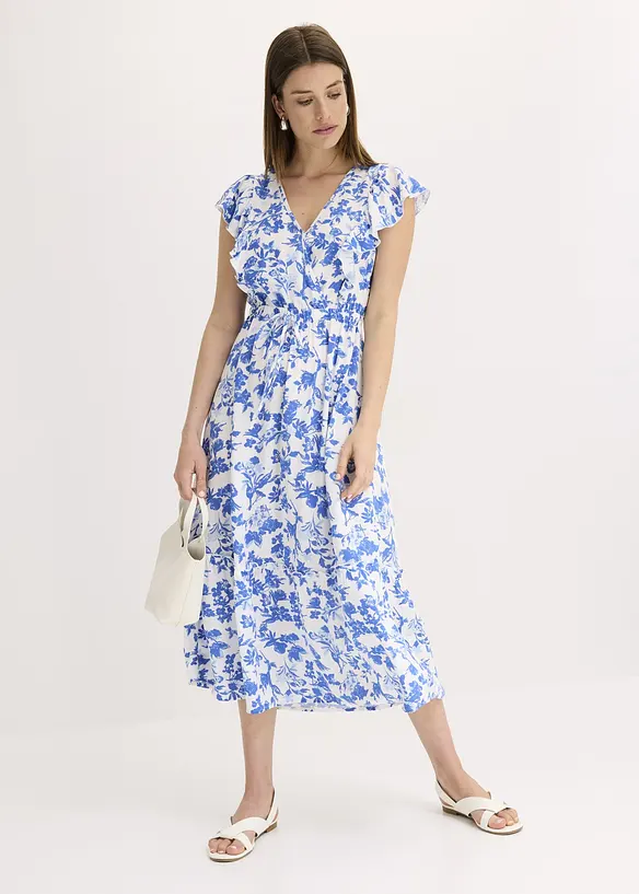 Robe midi en viscose fluide, bonprix