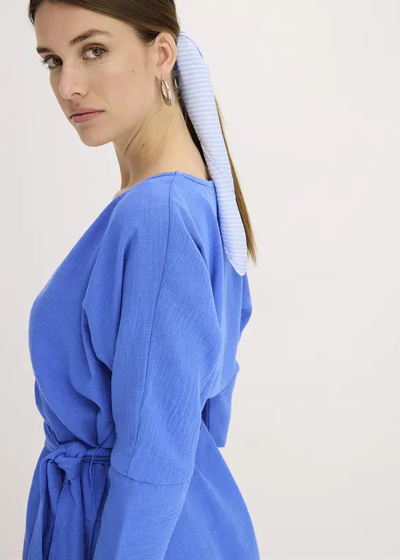 Robe courte, style portefeuille, avec ceinture, bonprix