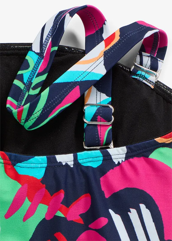 Maillot 1 pièce bandeau à bretelles amovibles, bonprix