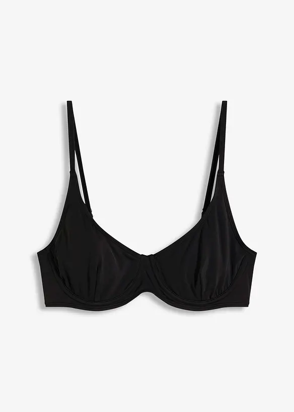 Haut de bikini à armatures en matière brillante, bonprix