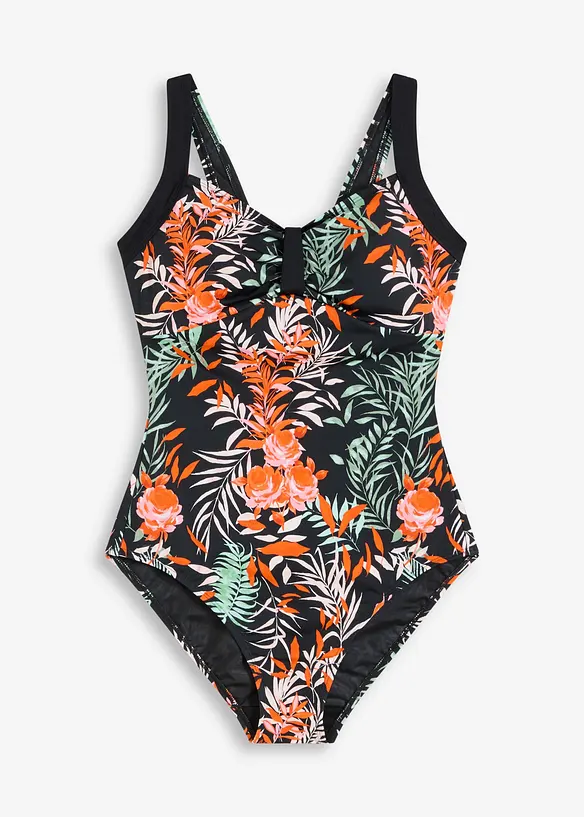 Maillot 1 pièce sculptant, maintien modéré, bonprix