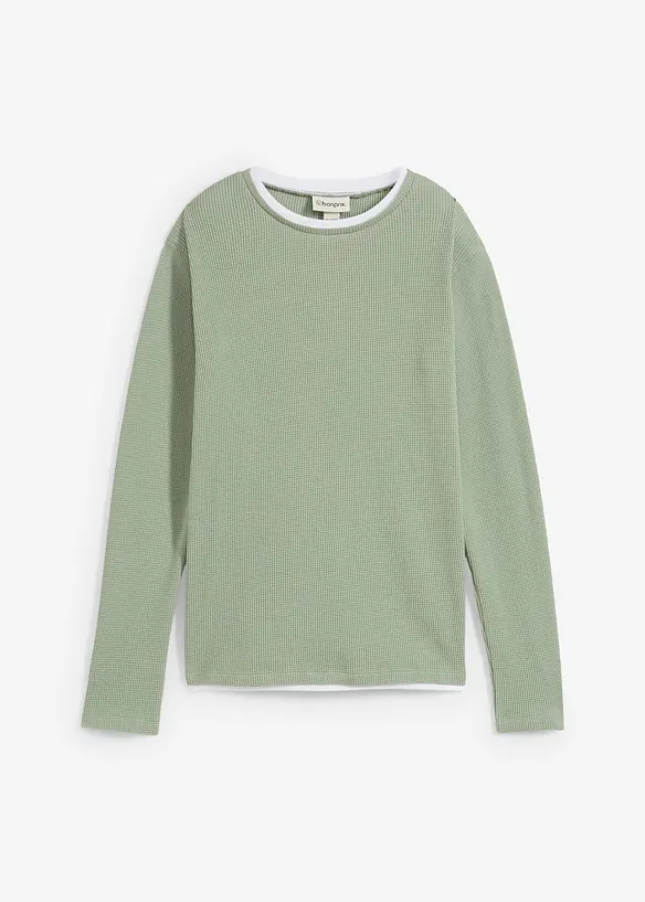 T-shirt 2 en 1, bonprix