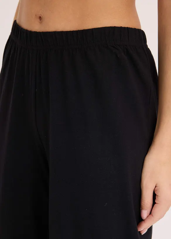 Pantalon de pyjama fendu sur le côté, bonprix