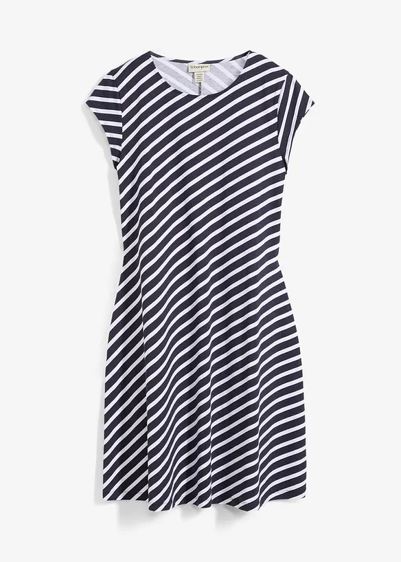 Jersey-Kleid mit figurbetonter Passform, bonprix