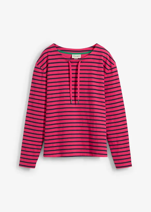 Sweat-shirt en matière texturée, bonprix