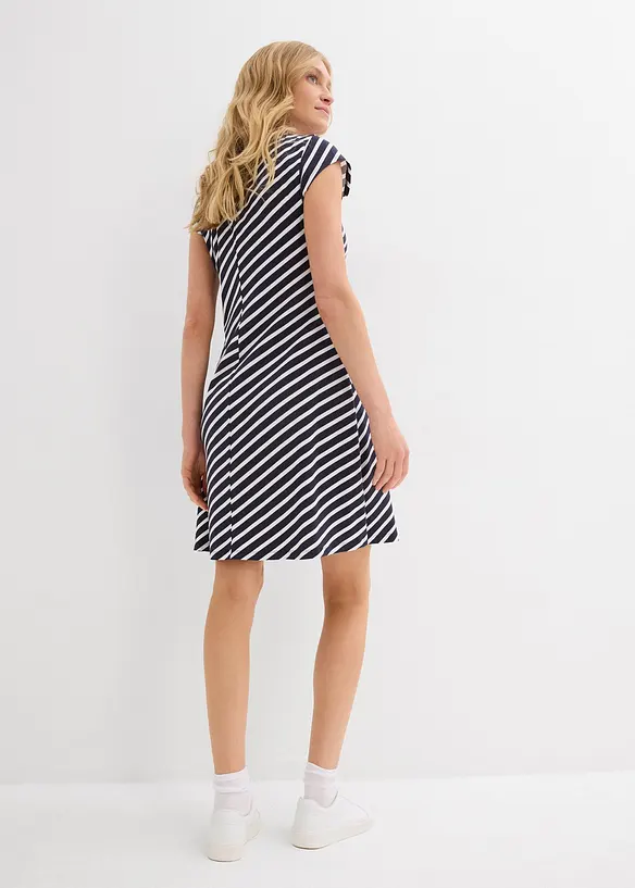 Jersey-Kleid mit figurbetonter Passform, bonprix