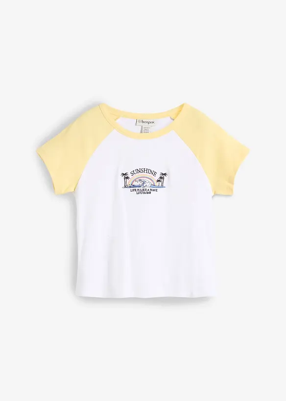 T-Shirt mit Raglanärmeln, bonprix
