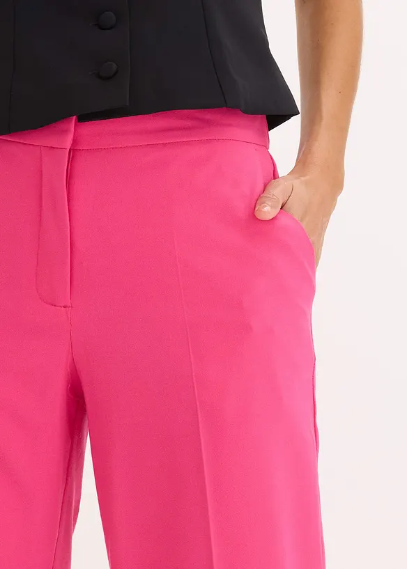 Pantalon 3/4 fuselé et fendu en bas, bonprix