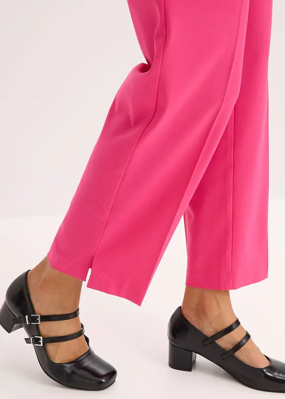 Pantalon 3/4 fuselé et fendu en bas, bonprix