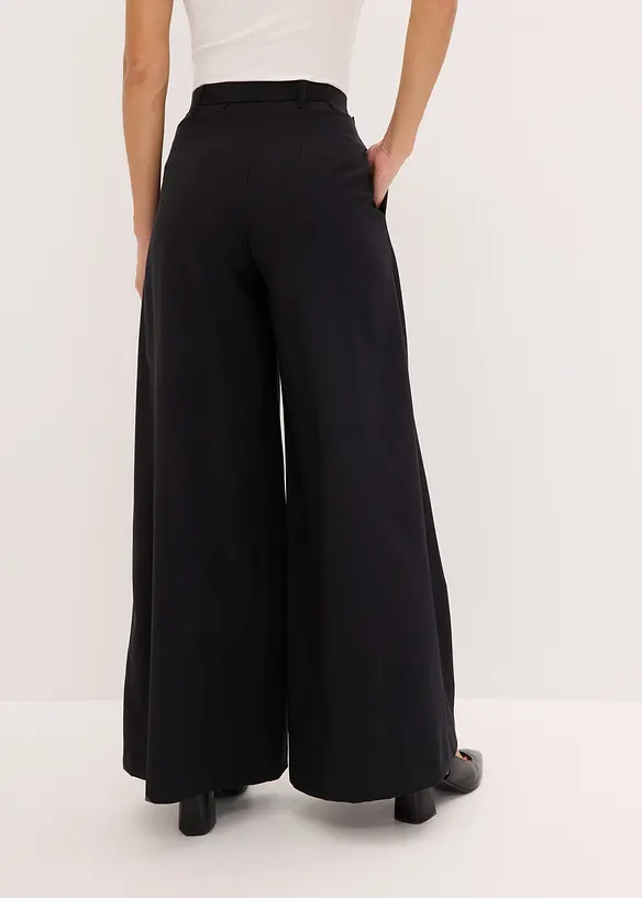 Pantalon à pinces avec ceinture (ens. 2 pces), bonprix