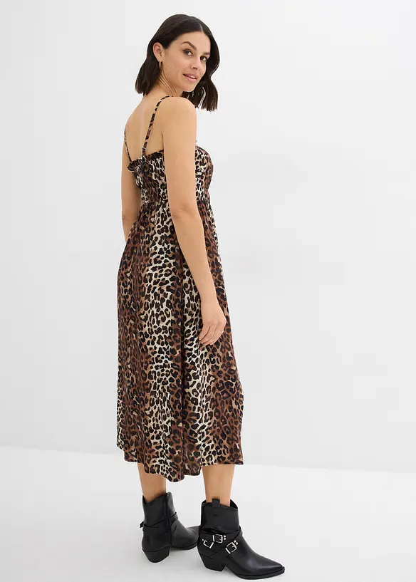 Trägerkleid aus fließender Viskose, bonprix