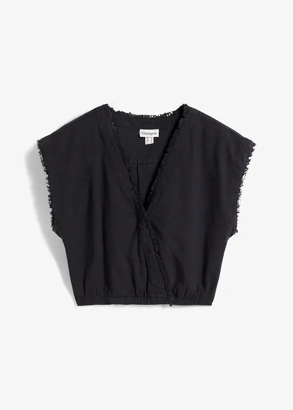 Top blouse raccourci, bonprix