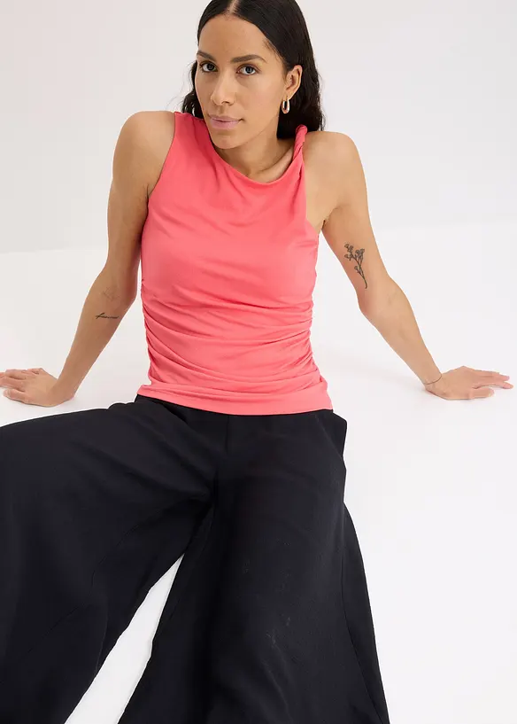 Top en jersey twisté, bonprix