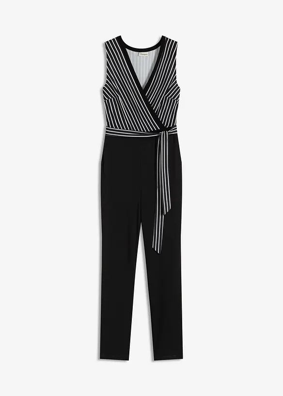 Combinaison en jersey rayé, bonprix