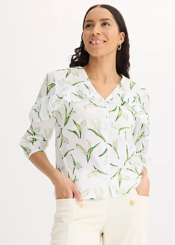 Bluse aus Reiner Baumwolle, bonprix
