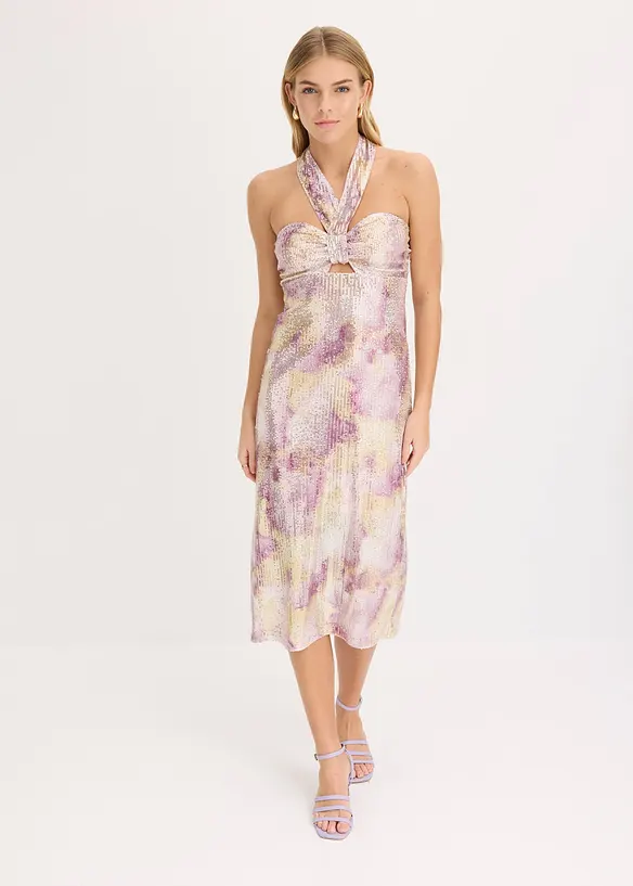 Robe dos nu à sequins, bonprix