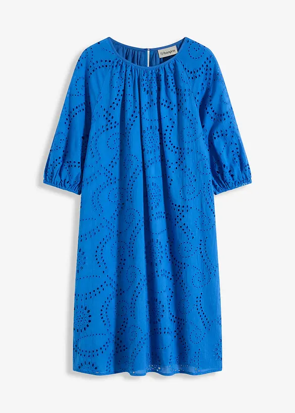 Kleid mit Lochstickerei, bonprix