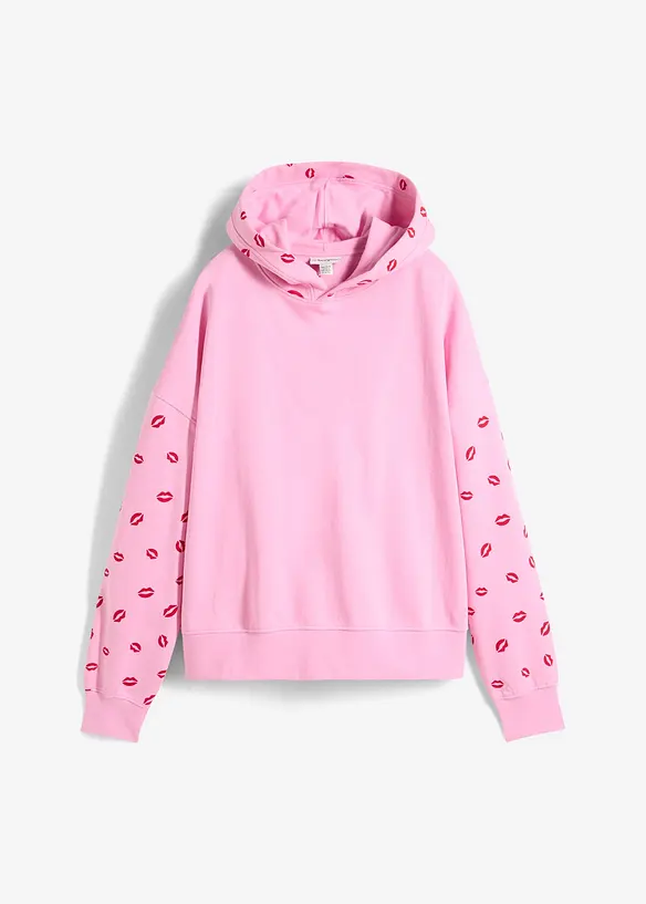 Weiter Hoodie aus reiner Bio-Baumwolle, bonprix