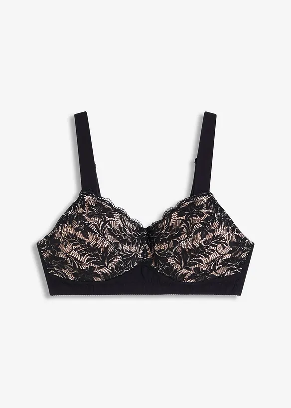 Soutien-gorge bralette avec coton et dentelle, bonprix