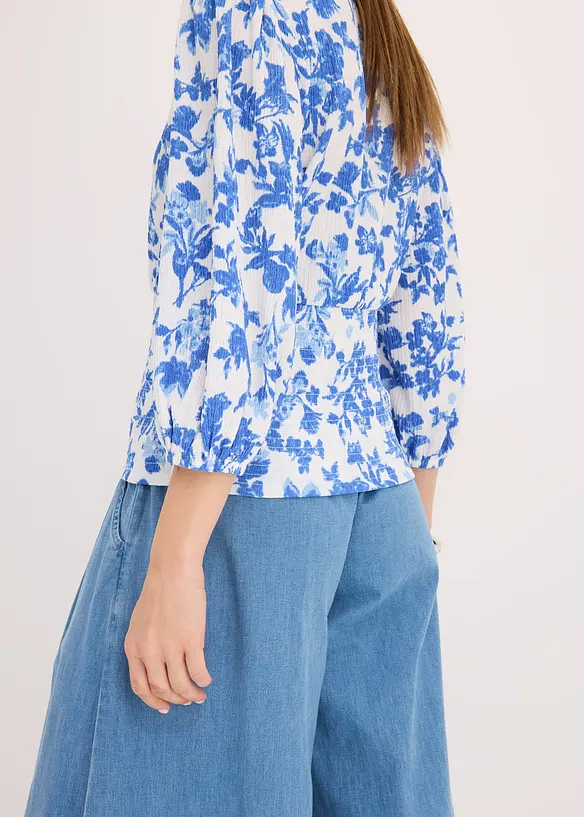 T-shirt smocké, bonprix