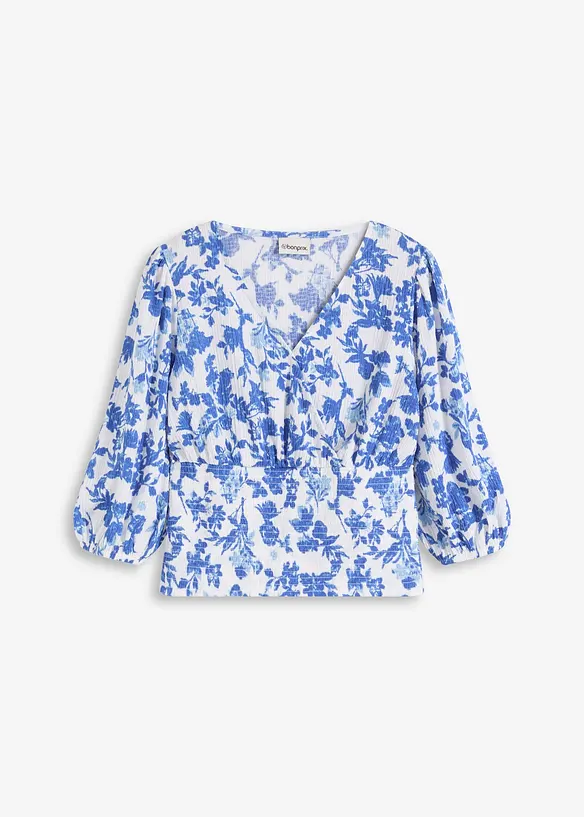 T-shirt smocké, bonprix