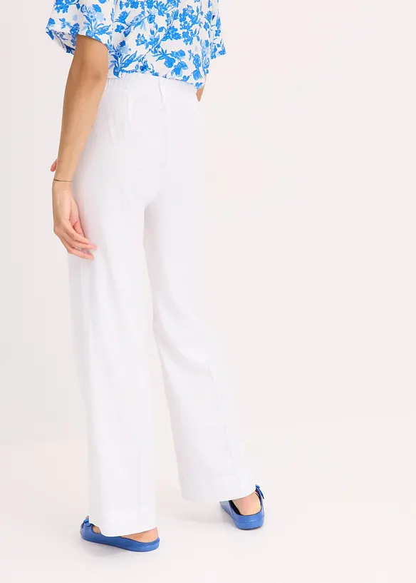Palazzo-Hose aus Leinen-Mix, bonprix