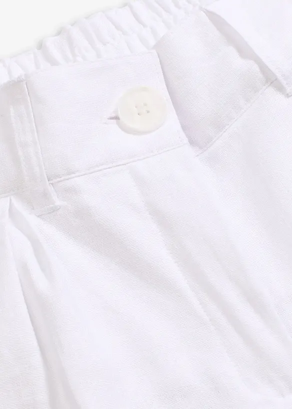 Palazzo-Hose aus Leinen-Mix, bonprix