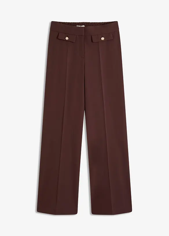 Pantalon large habillé, bonprix