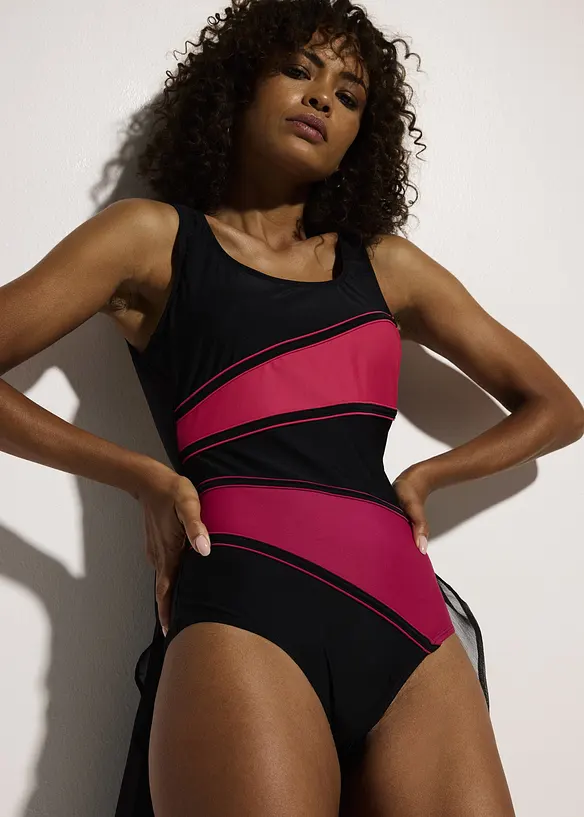 Maillot 1 pièce sculptant, maintien fort, bonprix