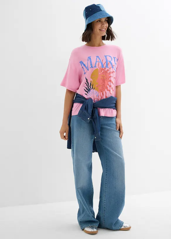T-Shirt aus softer Viskose, bonprix