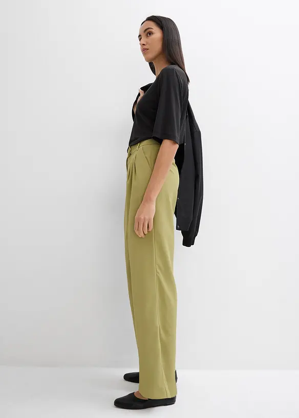 Pantalon large à pinces, bonprix