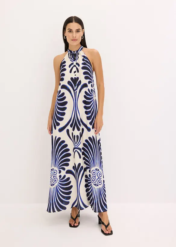 Weites Maxikleid aus fließender Viskose, bonprix