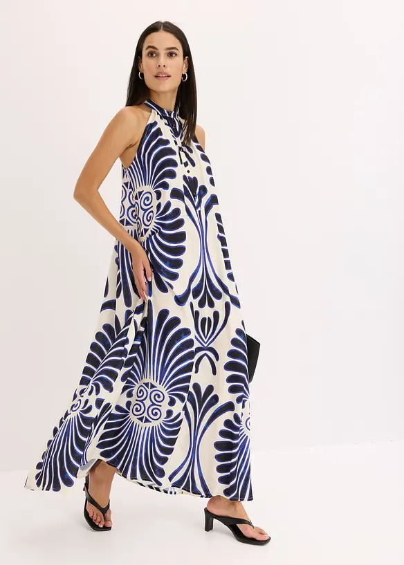 Weites Maxikleid aus fließender Viskose, bonprix