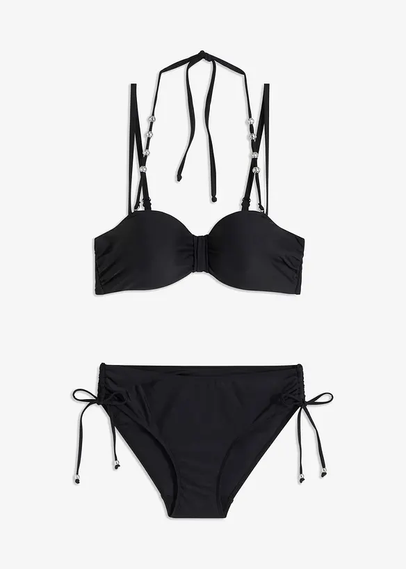 Balconette-Bikini (2-tlg. Set) mit extra Neckholder Träger, bonprix