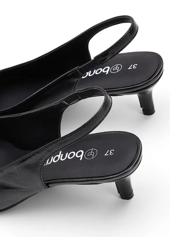 Escarpins slingback à petit talon fin, bonprix