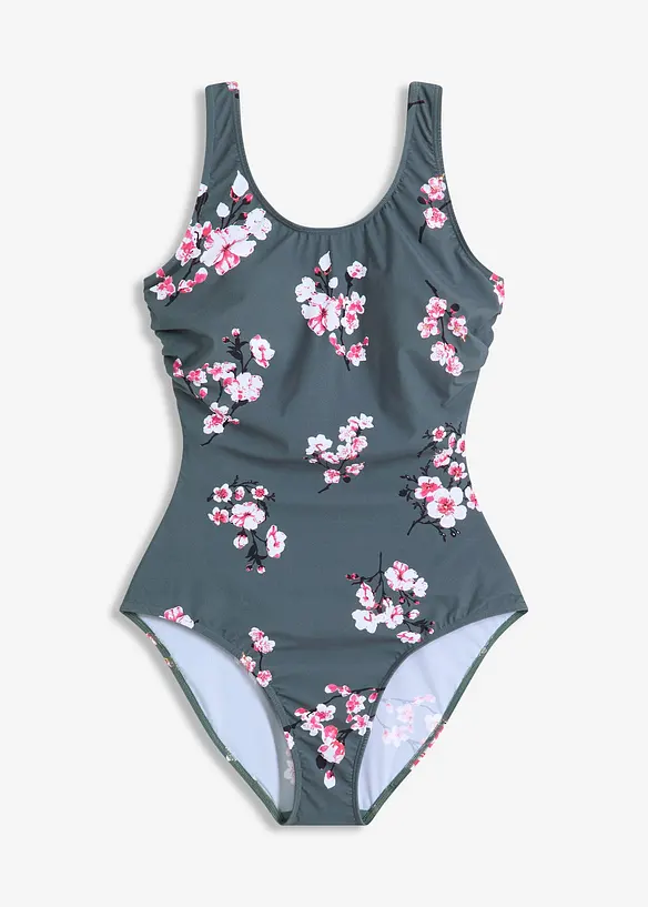 Maillot 1 pièce sculptant, maintien léger, bonprix