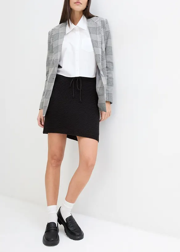 Mini-jupe en dentelle ajourée, doublée, bonprix