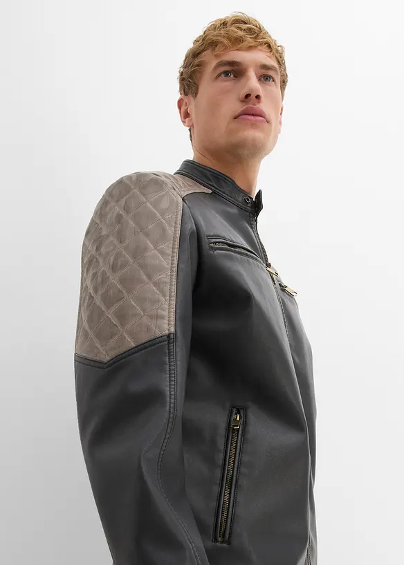 Veste style biker, bonprix