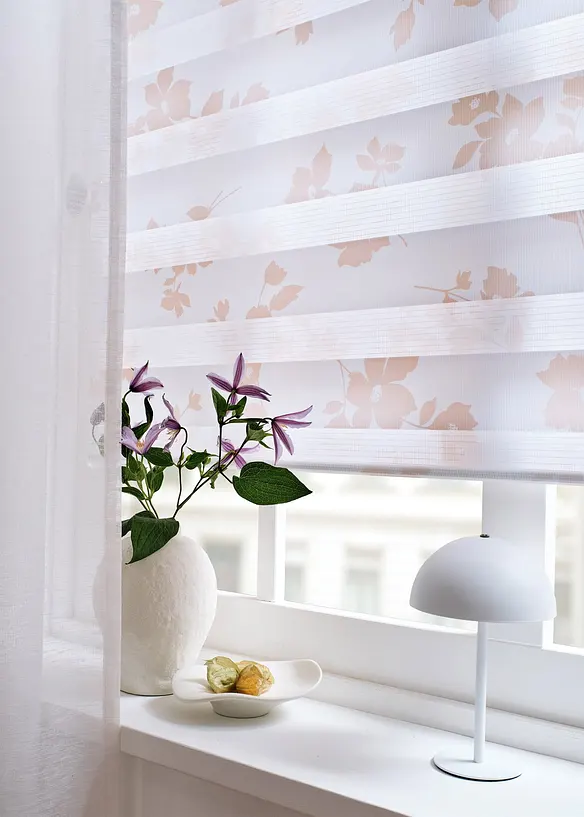Store enrouleur double à imprimé floral, bonprix