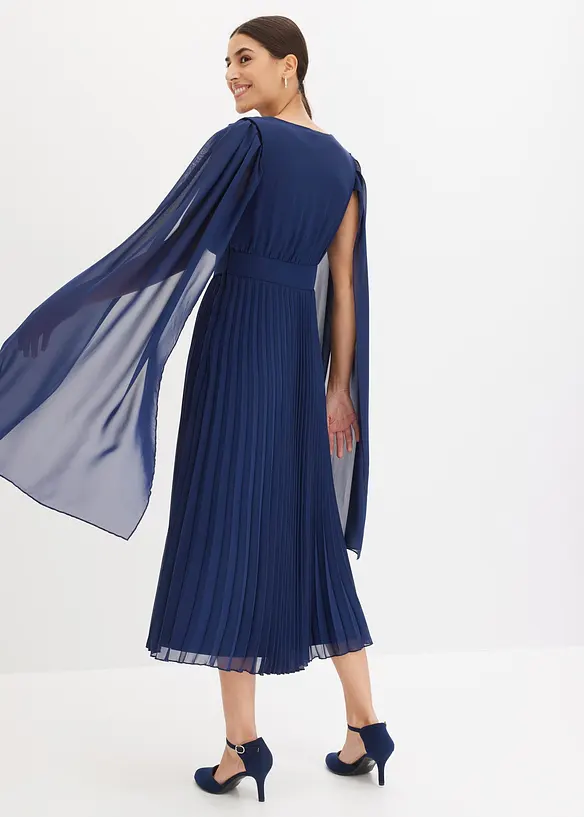 Chiffonkleid mit Plissee-Rock, bonprix