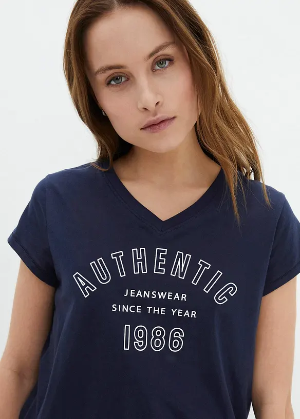T-shirt long, bonprix