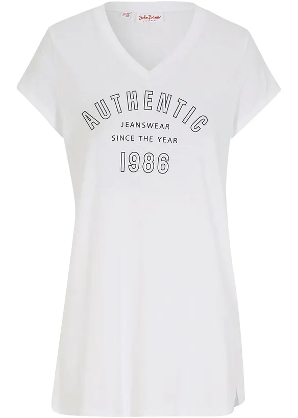 T-shirt long, bonprix