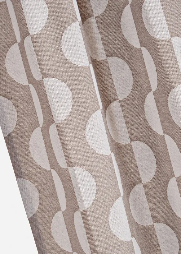 Rideau en coton à motif graphique (1 pce), bonprix