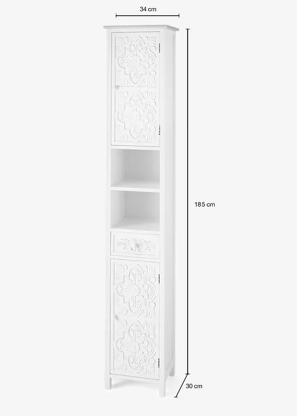 Colonne de salle de bain avec ornements, bonprix