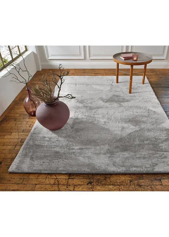 Tapis à poils longs texture velours moelleux, bonprix