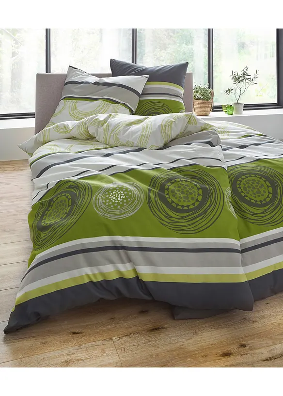 Bettwäsche mit Kreisen, bonprix