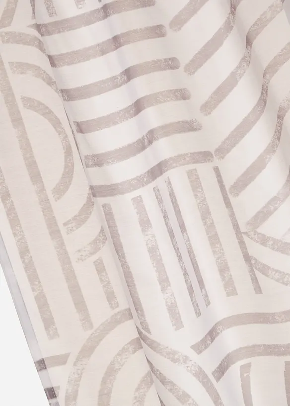 Voilage à imprimé graphique (1 pce), bonprix